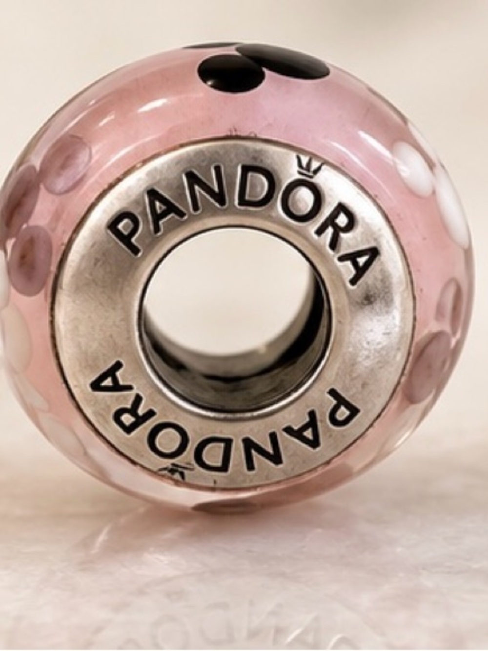 Pandora Pink Enamel Disney Charm Bead